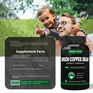 Ausreson 녹색 커피 콩 추출물 천연 허브 보충 도매 녹색 커피 콩 추출물 캡슐 - Product Image 4