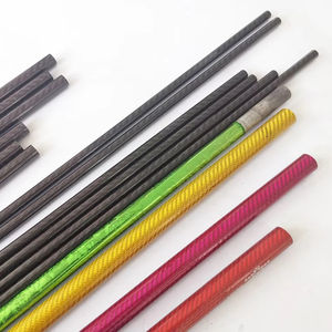 カスタマイズされた内側と外側の直径3Kツルマット炭素繊維チューブパイプ接続アクセサリ付き ± 0.01mm公差 - Product Image 1