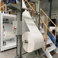 WellDone nouvelle ligne de production de stratification de machine à serviettes hygiéniques pour adultes avec pompe à moteur Plc Gear pour la fabrication de serviettes hygiéniques