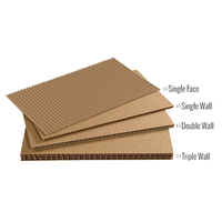 Protecteur d'angle en carton kraft en forme de L pour palettes et cartons