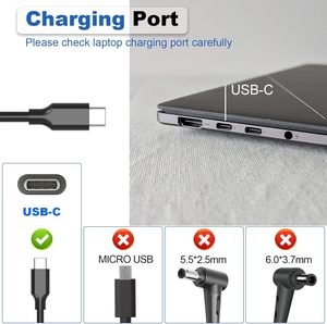 อะแดปเตอร์ AC 65W 20V 3.25A ประเภท C รุ่น ADL-65A1 สำหรับ <span class=keywords><strong>Chromebook</strong></span> ExpertBook/Vivobook/Zenbook 13/14/S14/16/S16/CR11/CR12/CZ11 แล็ปท็อป - Product Image 3