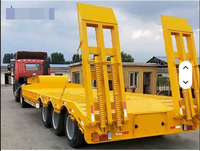 Nouveau transporteur de conteneurs en acier JY, porte-grumes à plateau plat, remorque de voyage pour pick-up avec une capacité de charge supérieure à 30 000 kg