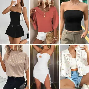 Wholesale inventory clothing women's fashion summer women clothing spring long women's clothing mix match style random shipment