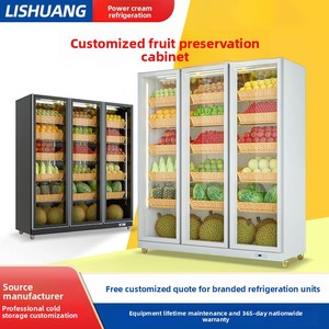 <span class=keywords><strong>Réfrigérateur</strong></span> commercial vertical à rideau d'air pour fruits et viandes avec options <span class=keywords><strong>multi</strong></span>-<span class=keywords><strong>portes</strong></span> - Product Image 2