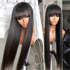 Gran oferta, peluca de pelo Remy brasileña Super doble dibujada, frente de encaje transparente, estilo recto <span class=keywords><strong>corto</strong></span>, pelo mixto rubio platino - Product Image 3