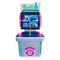 Console de jeu commerciale à monnayeur en métal pour enfants - Équipement de jeu individuel d'intérieur facilement démontable pour zones de divertissement
