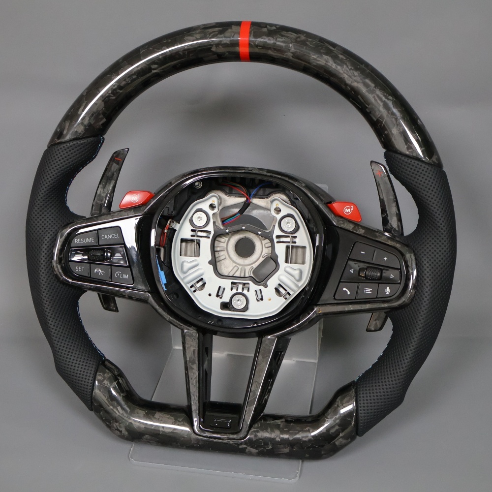 Compatible CS Forged Carbon Fiber Steering Wheel (BMW Fitment), photo 2