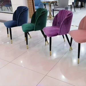 Wholesale Modern Home Furniture Set Restaurant <strong>Velvet</strong> Upholstered Dining <strong>Chair</strong> for <strong>UK</strong> Market - Product Image 4