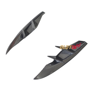 OTD Style Carbon Fiber Front Bumper Spat Canards Trims <b>Splitters</b> Fins Spoiler for Toyota Supra A90 2020 up Auto Tuning - Product Image 3