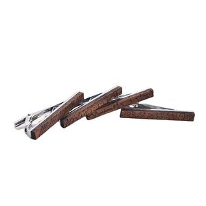 Pinces à cravate laser pour hommes Pince à cravate en <span class=keywords><strong>bois</strong></span> pour les affaires d'anniversaire de mariage et le meilleur cadeau - Product Image 4