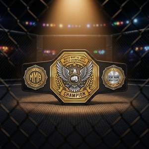 Global MMA World Mixed Martial Art Belt Custom Personalized Title Heavyweight Championship Belt Adult Size Championship Belt - Product Image 3