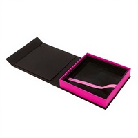 Boîte en carton ondulé pliable personnalisable haut de gamme avec aimants, logo ruban gaufré, pelliculage mat, cadeau du Guangdong pour la mode