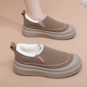 Nuevos <span class=keywords><strong>Zapatos</strong></span> <span class=keywords><strong>Birkenstock</strong></span> 2025 para Mujer de Invierno con Forro Polar Cómodos de Suela Gruesa Antideslizantes Cálidos sin Cordones - Product Image 2