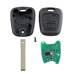 2 nút peu-geot cit-roen 307 (slotless) 4 điều khiển từ xa 433MHz với điện tử id46 chip Phụ Kiện Xe Hơi - Product Image 3