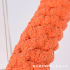 Large <b>Carrot</b> Dog Chew <b>Toy</b> 36cm Orange Rope <b>Toy</b> Durable Pet Chew <b>Toy</b> for Dogs - Product Image 4