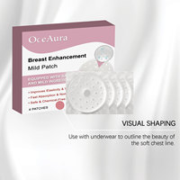 Patch d'amélioration du lifting des seins à base de plantes OCEAURA Masque en feuille d'agrandissement des seins de beauté sûr et efficace