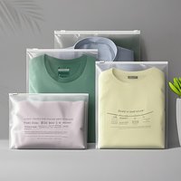 Sacs à fermeture éclair givrés imprimés sur mesure avec des designs uniques adaptés aux marques de vêtements