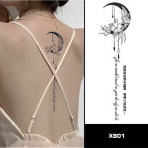 สติ๊กเกอร์แทททูสมุนไพรกันน้ำรูปผู้หญิงแบบถาวรมีตัว<span class=keywords><strong>อักษร</strong></span>แบบกึ่งถาวรที่มีตัวอักษรติดไหปลาร้าความรู้สึกสูง<span class=keywords><strong>ที่</strong></span><span class=keywords><strong>แขน</strong></span>หน้าอก - Product Image 1