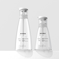 Bouteille de détergent à lessive en PET conique de 520 ml et 800 ml avec échelle de mesure, filetage 38, distributeur en plastique PET transparent