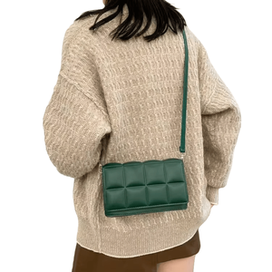 Bolso de compras exquisito a la moda, bolsos de hombro informales Retro para mujer, bolso de mano de cuero PU de Color sólido para mujer, venta al por mayor - Product Image 4