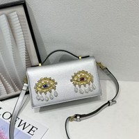 Broche tendance de style rétro européen-américain, motif œil protecteur, doublure en PU, surdimensionnée, pour costume, corsage ou sac bandoulière de créateur