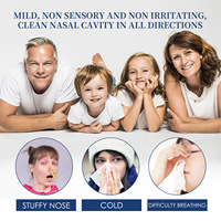 Spray de nettoyage doux nasal Congestion nasale Démangeaisons nasales Spray de soulagement nasal Eau de mer physiologique Spray nasal