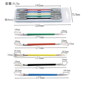 5 In 1 Stainless Steel CPU Repair Tools Set Dual Head Scrapers Hooks For Mobile Phone Motherboard Repair - Product Image 2