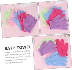 Gant de bain exfoliant réutilisable en sisal naturel, écologique, pour la douche, sac à savon moussant, gants exfoliants pour le corps – Vente chaude populaire - Product Image 3