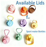 Bouteille isotherme sport en acier inoxydable 25oz, la plus vendue, avec poignée et couvercles à paille, sans BPA, couleur et logo personnalisables