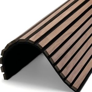 <span class=keywords><strong>Panneau</strong></span> <span class=keywords><strong>acoustique</strong></span> en bois écologique avec franges en polyester, design moderne, 1.0 NRC, pour hôpital, école, hôtel - Product Image 3