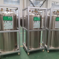 Bidon cryogénique bouteille d'oxygène en acier inoxydable conteneur de stockage de gaz naturel réservoir utilisé réservoir d'azote liquide prix ln2 dewar