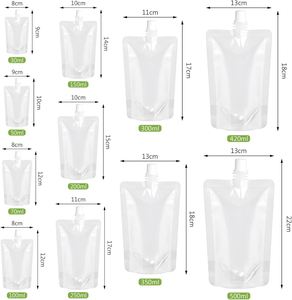Wholesale Suction Nozzle Bag Water Drink Plastic Drinking Bag Thickened Supermarket Drink Packing Plastic Shopping Bag - Product Image 6