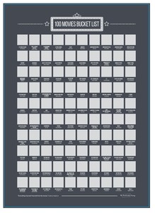 Liste de seau d'idées de la saint-valentin, liste professionnelle, pour la saint-valentin, affiches et <span class=keywords><strong>films</strong></span> à gratter, <span class=keywords><strong>100</strong></span> pièces - Product Image 6