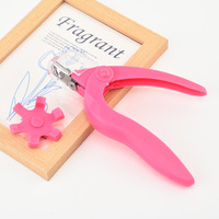 Coupe-ongles français multifonctions en forme de U de haute qualité poignée en plastique faux ongles conseils Cutter