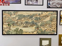 Il n'y a qu'une seule pierre murale en mosaïque partielle de Along the River Pendant le festival de Qingming dans le monde, tous faits à la main