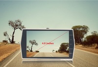 Caméra Embarquée DVR 4 Pouces avec Double Objectif Full HD 1080P Enregistreur de Voiture Angle Large 170° avec Enregistrement en Boucle et Capteur G