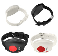 KONST Bracelet d'urgence avec bouton d'appel, détecteur de chute pour personnes âgées, kit d'alarme d'appel infirmier KONST, kit bouton SOS panique à une touche