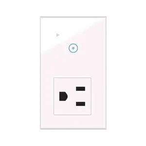 OSWELL universal Socket 1 2 3 4 Gang Touch wifi Wall Light Switch Work with Google Home Smart Switch Socket
