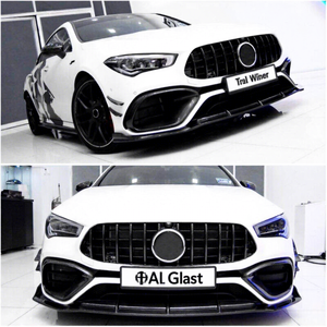Difusor Delantero de Fibra de Carbono Moderno para <span class=keywords><strong>Mercedes</strong></span> Benz C118 CLA45 <span class=keywords><strong>AMG</strong></span> Sport Sedán de 4 Puertas, Mejora del Conducto de Aire Delantero - Product Image 2