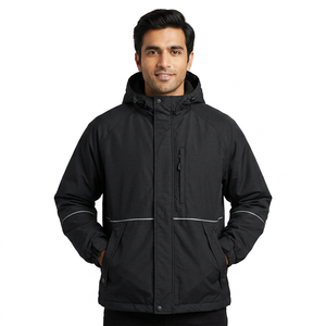 <b>Men</b> Waterproof Lightweight Hooded Windbreaker Windproof <b>Jacket</b> Fishing Hiking Breathable Nylon Windbreaker - Product Image 1