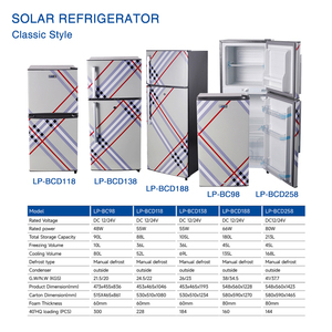 Réfrigérateur <span class=keywords><strong>solaire</strong></span> à dégivrage manuel DC 12V 24V 90L Petit réfrigérateur pour la maison <span class=keywords><strong>ou</strong></span> l'extérieur - Product Image 2