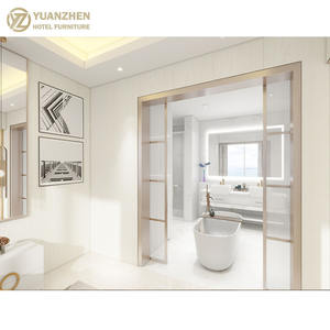 Комплексные решения для гостиничной мебели под ключ для коммерческого использования: современные деревянные спальные гарнитуры для номеров отелей и курортов - Product Image 2