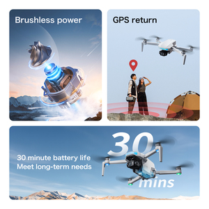 S-X1 MAX <span class=keywords><strong>Drone</strong></span> RC Pieghevole con Telecamera 4K di Alta Qualità, Gimbal a 3 Assi, Schermo e Telecomando per Riprese Aeree Quotidiane - Product Image 5