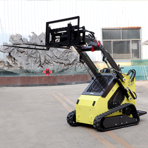 Envío Gratis 1 tonelada 1000 kg Somate China Minicargadora de orugas Dingo con plataforma para operador y accesorios - Product Image 2