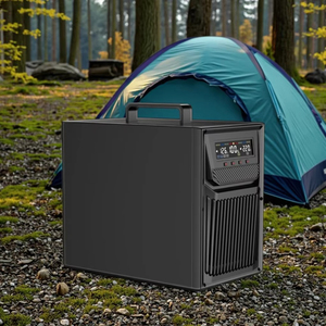 Station d'alimentation portable d'extérieur 3000W, batterie au lithium fer phosphate haute puissance, stockage d'énergie compact, camping, vente ambulante LX- - Product Image 2