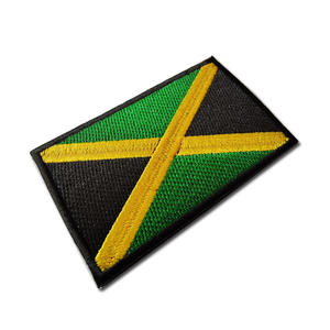 แผ่นปักลายธงชาติจาเมกาพร้อมตะขอ - Product Image 4