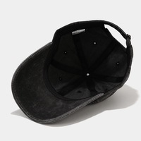 Gorra de Béisbol Unisex de Estilo Europeo Americano, Lavada, Vintage, Étnica, de Lujo, con Rayas y Hojas, Simple, para Exteriores, Combinable con Todo