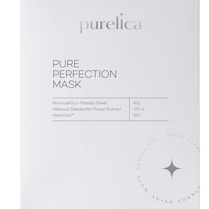 Masque Pure Perfection Soin apaisant et thermique coréen au thé vert pour le soulagement des rougeurs et l'hydratation Soin apaisant - Product Image 1