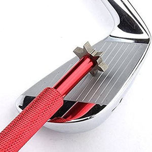 Herramienta de Limpieza de Palos de Golf de Metal Multicolor de Alta Calidad y Durabilidad, Afilador de Palos de Golf Cuadrado U&V con 6 Cabezas - Product Image 2