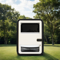 Porte d'entrée pour véhicule de loisirs TearDrop TD 918x663 en alliage d'aluminium pour camping-car, caravane, remorque, camping-car à plateau